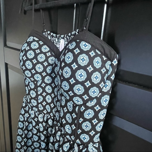 EUC Paisley Navy Blue Dress - Picture 9 of 9